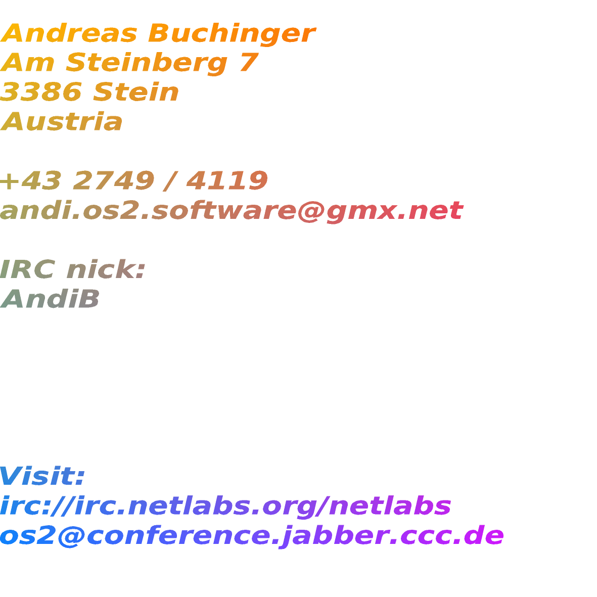 Adress Info als PNG Bild.